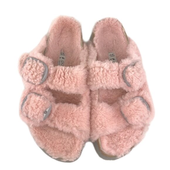 Papillio Arizona Big Buckle Shearling Sandals - Picture 10 of 13